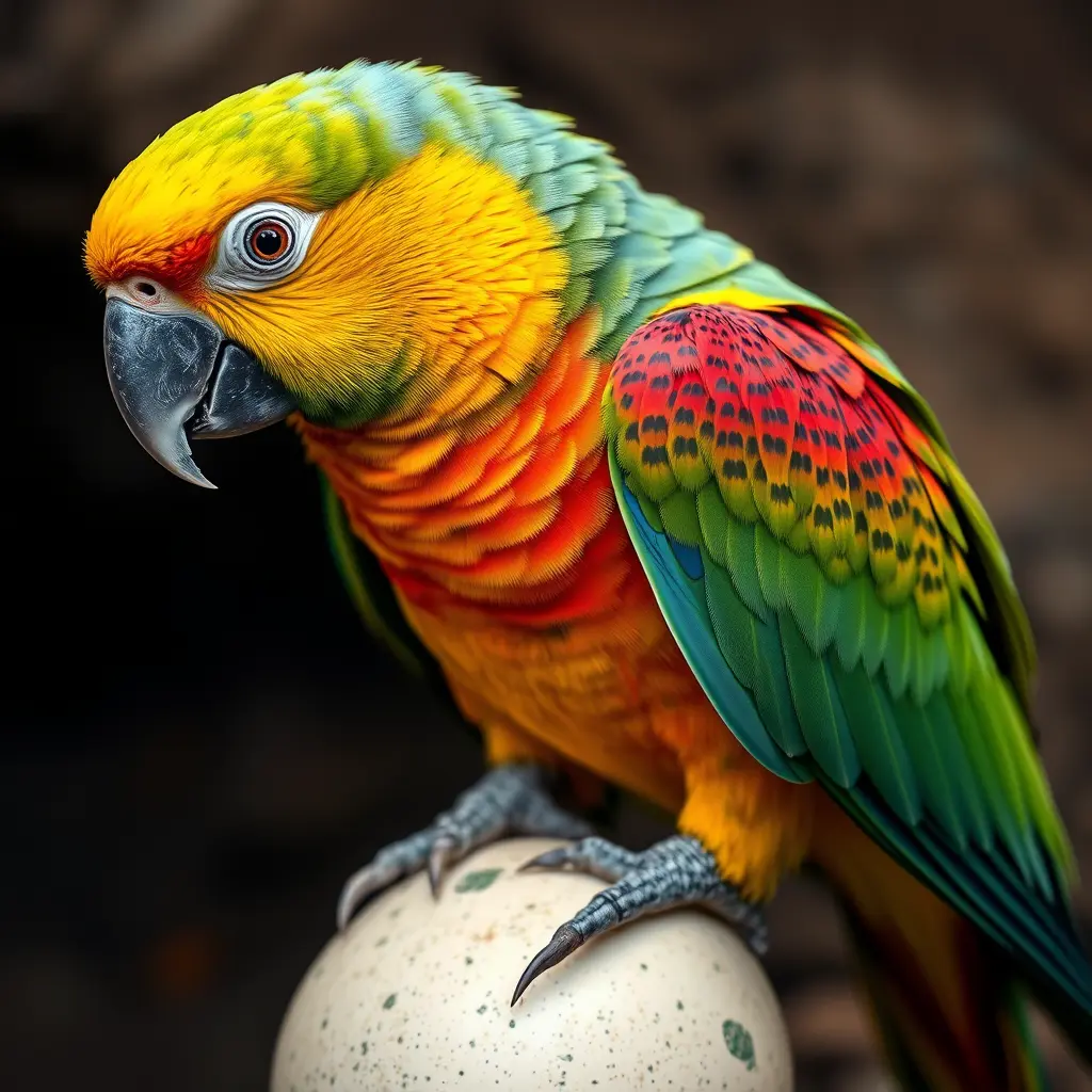 13 نکته در تغذیه طوطی سانان در زمان تخم گذاری و جوجه داری 1 تخمگذاری