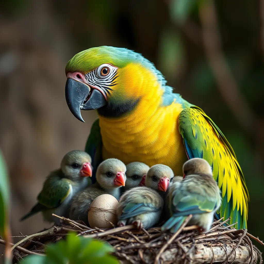 13 نکته در تغذیه طوطی سانان در زمان تخم گذاری و جوجه داری 5 تغذیه طوطی سانان