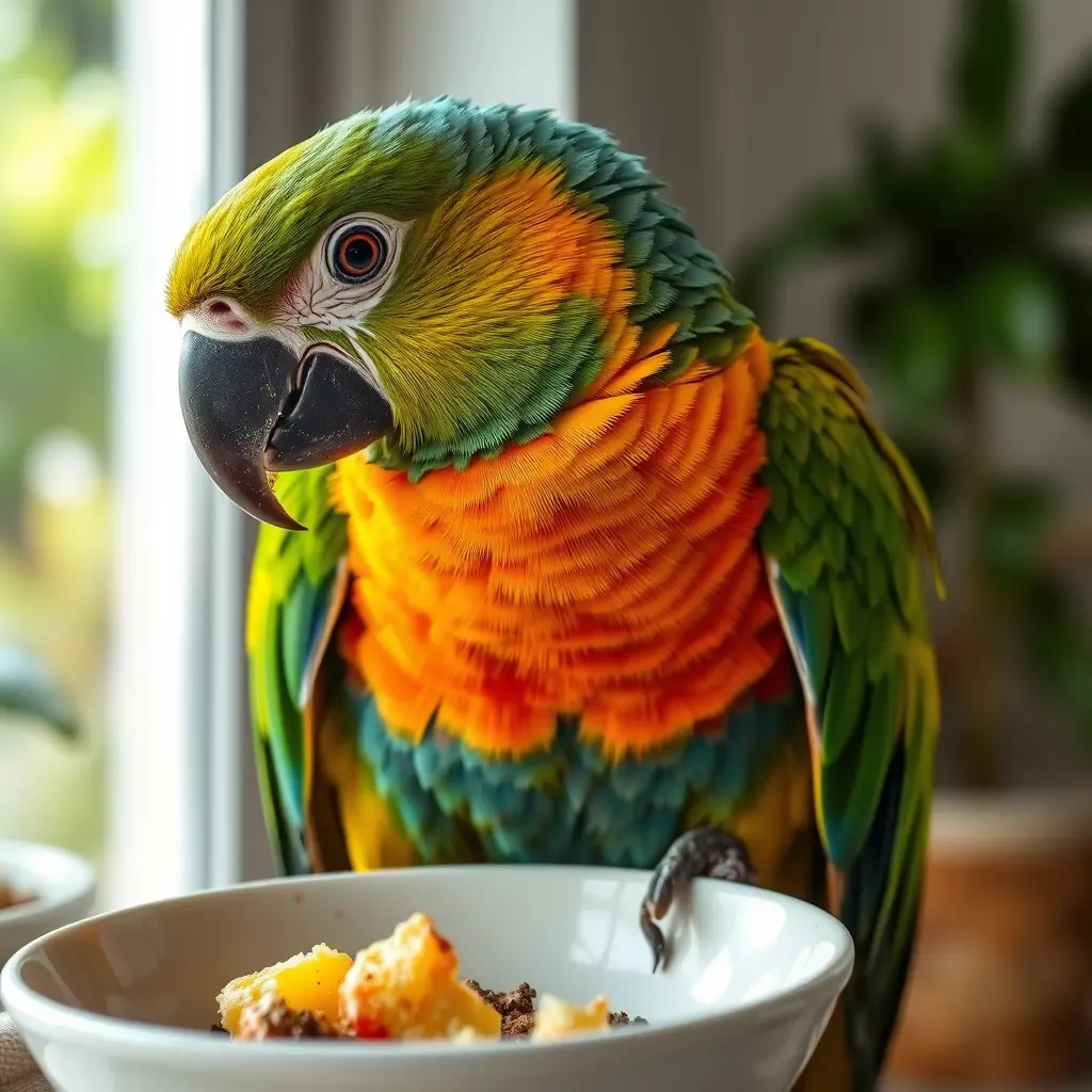 تغذیه طوطی سانان