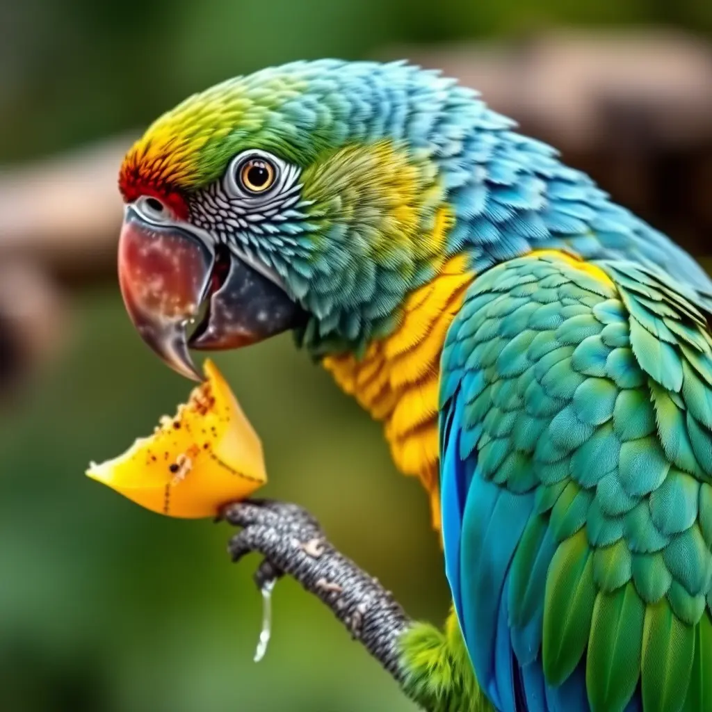 13 نکته در تغذیه طوطی سانان در زمان تخم گذاری و جوجه داری 3 تغذیه طوطی سانان